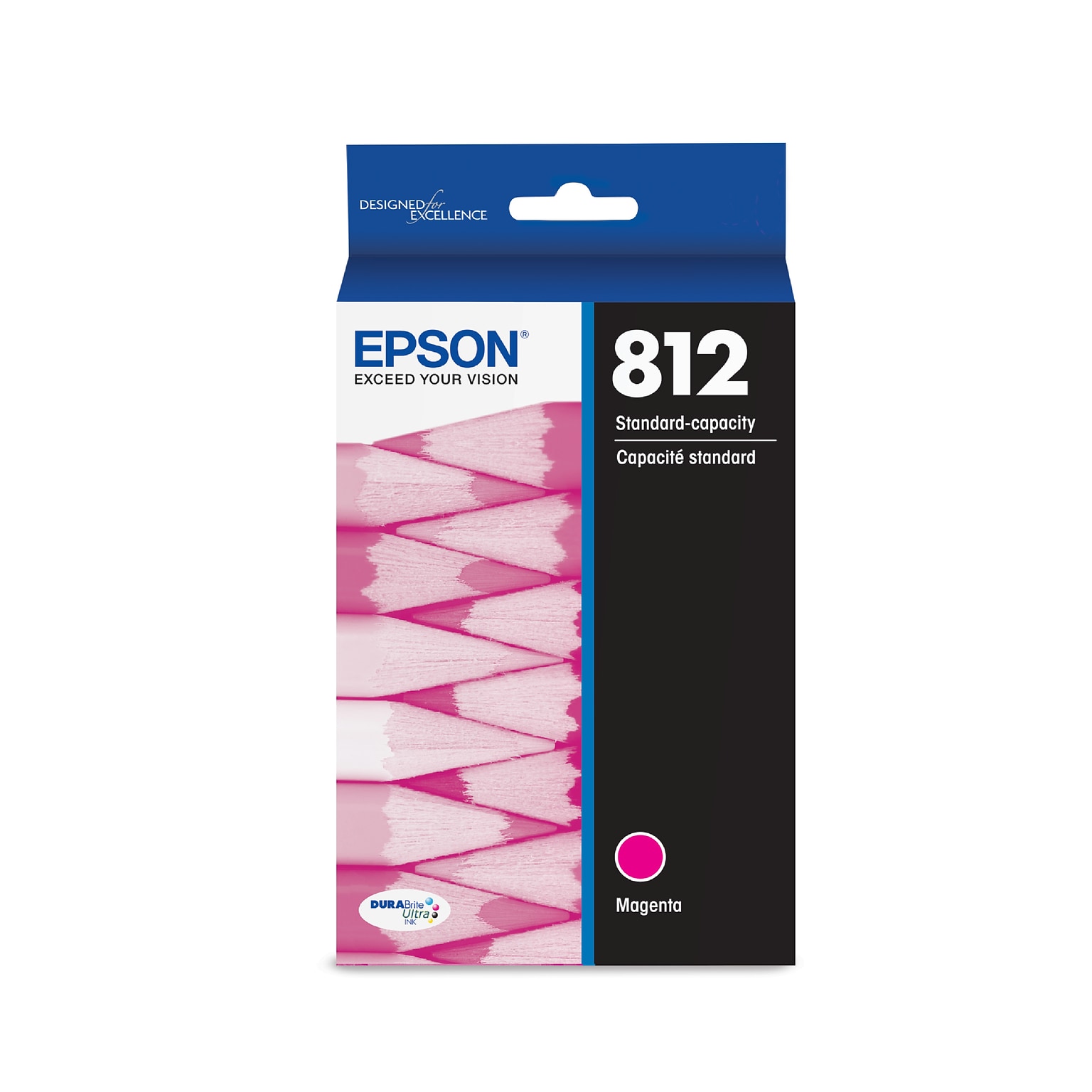 Epson T812 Magenta Standard Yield Ink Cartridge (T812320-S)