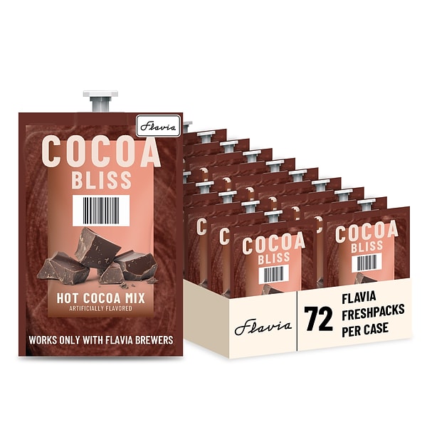 Lavazza Cocoa Bliss Milk Chocolate Hot Cocoa, Flavia Freshpacks