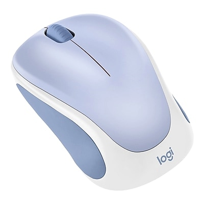 Logitech Design Limited Edition Wireless Optical USB Mouse, Light Lilac (910-007795)