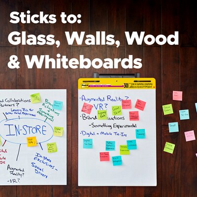 Post-it Super Sticky Wall Easel Pad, 25" x 30", 20 Sheets/Pad, 6 Pads/Pack (559-VAD20-6PK)