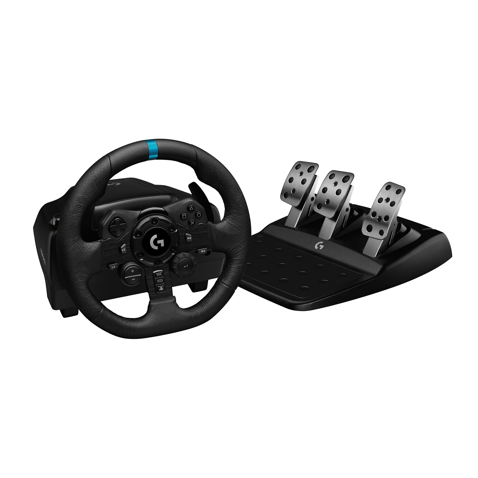 Logitech G G923 TRUEFORCE Sim Racing Wheel and Pedals for PS5, PS4 and PC, Black (941-000147)