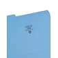 Smead File Folder, Reinforced 1/3-Cut Tab, Letter Size, Blue, 100/Box (12034)