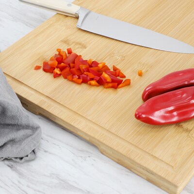 MegaChef 24" x 18" Bamboo Cutting Board (935122168M)