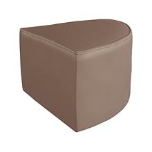 Flash Furniture Bright Beginnings Vinyl Classroom Modular Corner Chair, Brown (MK-KE15686-GG)