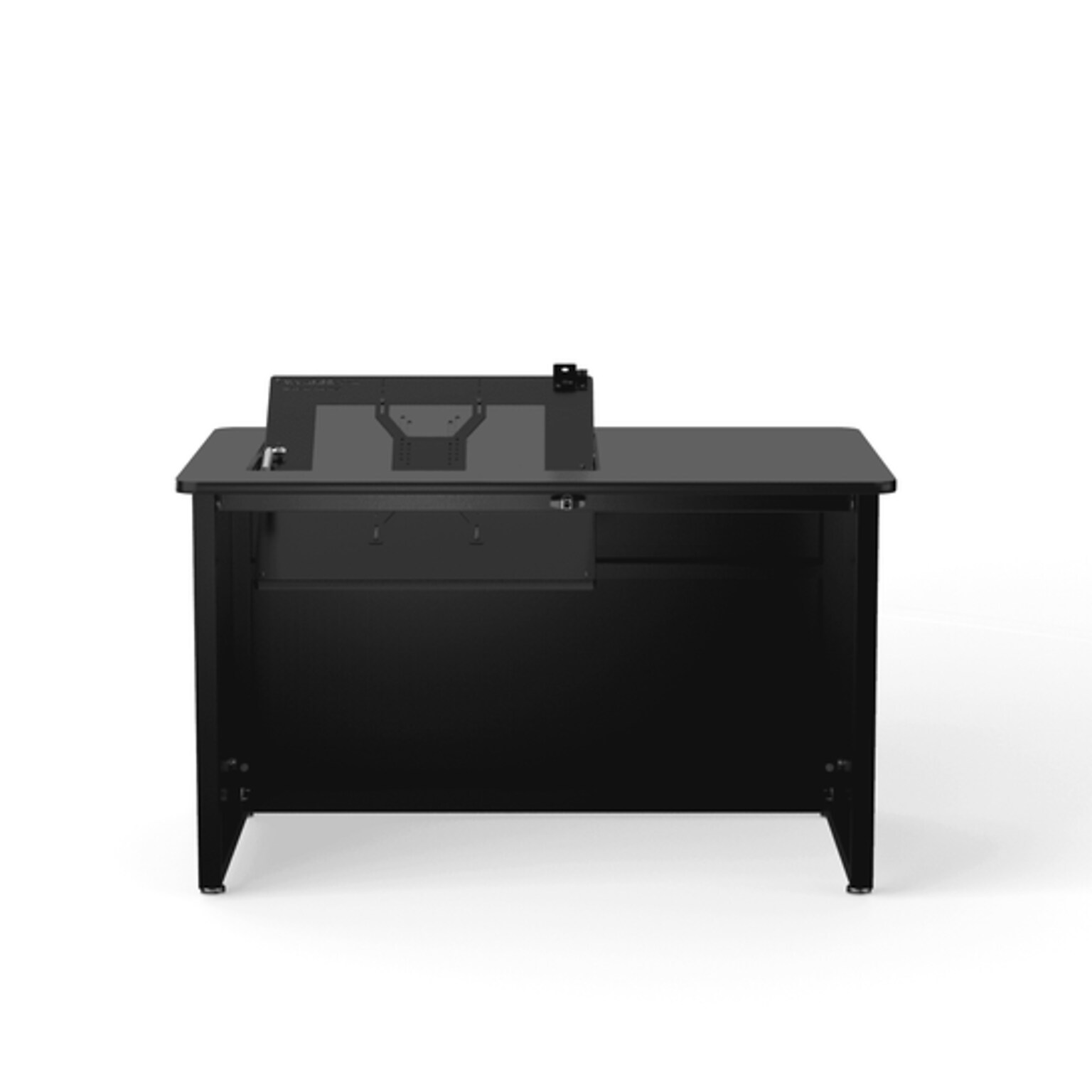 VersaDesk Enclosed Revolution 48W Computer Desk, Black (RSD4830-BB)