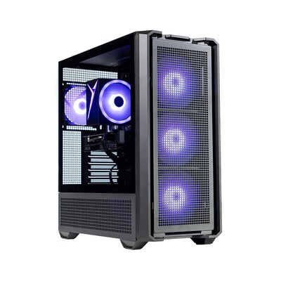 Skytech Edge Gaming Desktop Computer, NVIDIA GeForce RTX5060, AMD Ryzen 7 5700, 32GB RAM, 1TB SSD, Windows 11, Black