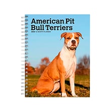2024 BrownTrout American Pit Bull Terriers 6 x 7.75 Weekly & Monthly Engagement Planner, Multicolo