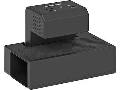 Luxor KwikBoost EdgePower A/C & USB Clamp-On Universal Desktop Charging Station, Black (KBEP-CGR)