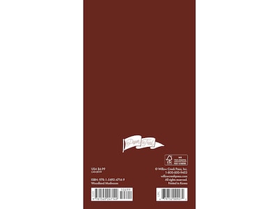 2025-2026 Willow Creek Woodland Mushroom 3.5 x 6.5 Monthly Planner, Paper Cover, Multicolor (47149