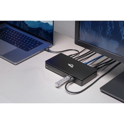 OWC Thunderbolt 5 Dual 10GbE Network 11-Port Docking Station - Black