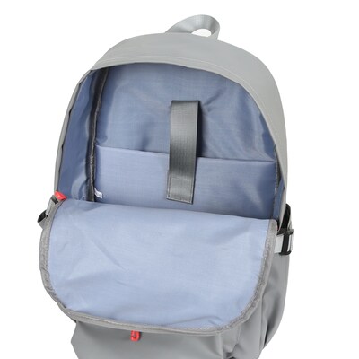 DUKAP DELRAY Laptop Compatible Backpack, Medium, Gray (BDK-DEL-GRE)