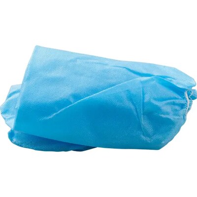 Global Industrial™ Skid Resistant Disposable Shoe Covers, Size 12-15, Blue, 150 Pairs/Case (708198BBL)