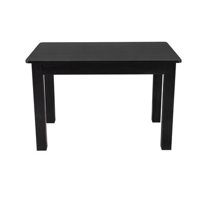 Flash Furniture HERCULES 46" Farm Dining Table, Black Wash (XAF46X30BW)