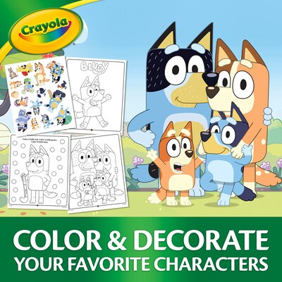Crayola Bluey Color & Sticker Activity Set, 32 Pages (04-2743)