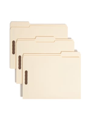 Smead Card Stock Classification Folders, Reinforced 1/3-Cut Tab, Letter Size, Manila, 50/Box (14538)