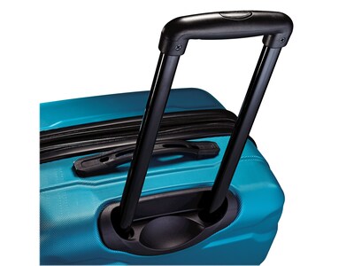 Samsonite Omni PC Polycarbonate 4-Wheel Spinner Luggage, Caribbean Blue (68309-2479)