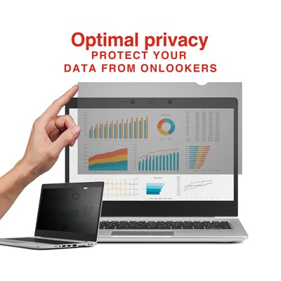 Staples TECH Anti-Glare Privacy Filter for 13.3 Laptop (16:9) (ST62130)