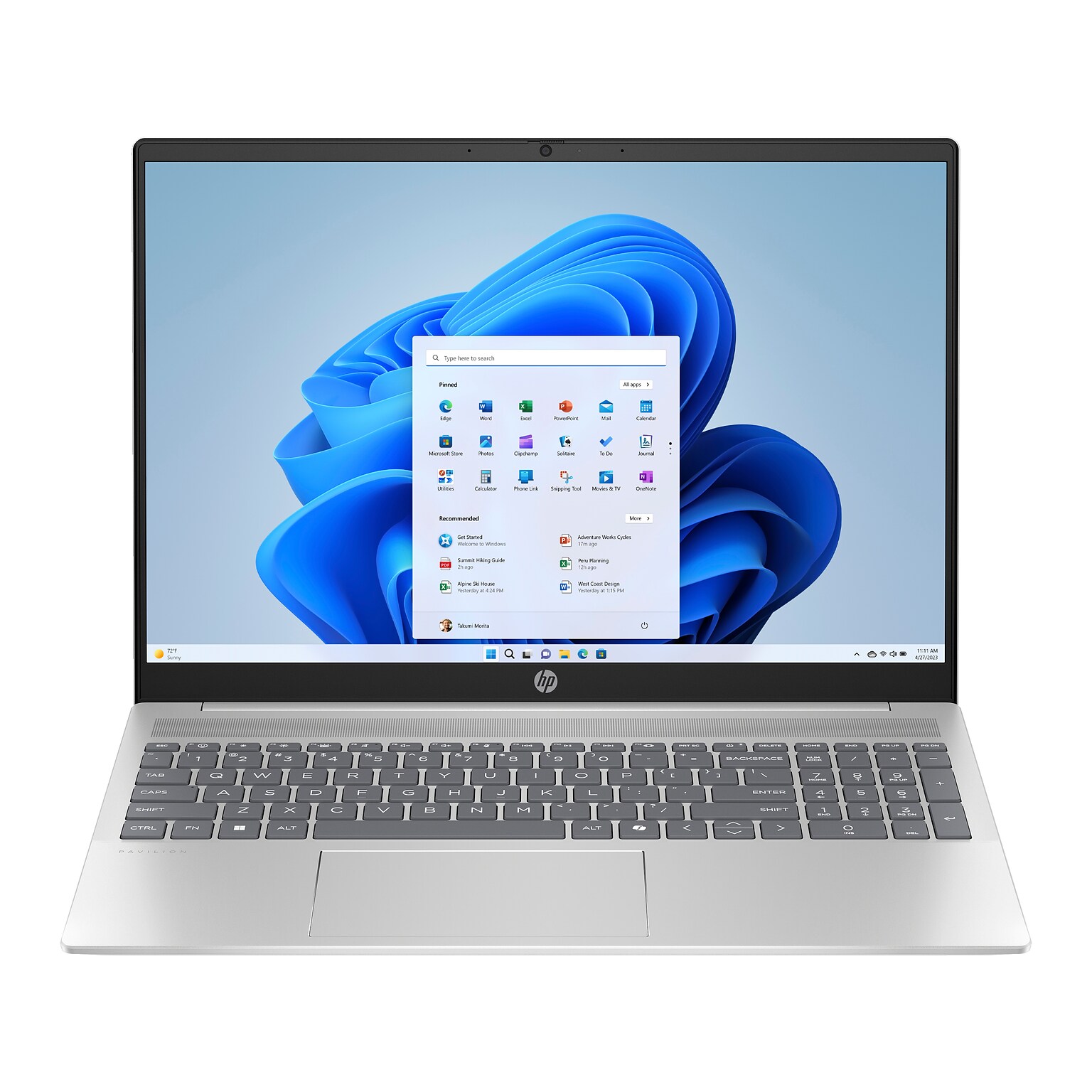 HP Pavilion 16 FHD AI Laptop, Intel Core Ultra 7-155U, 16GB RAM, 1TB SSD, Backlit Keyboard, Windows 11 Home (9U9T6UA#ABA)