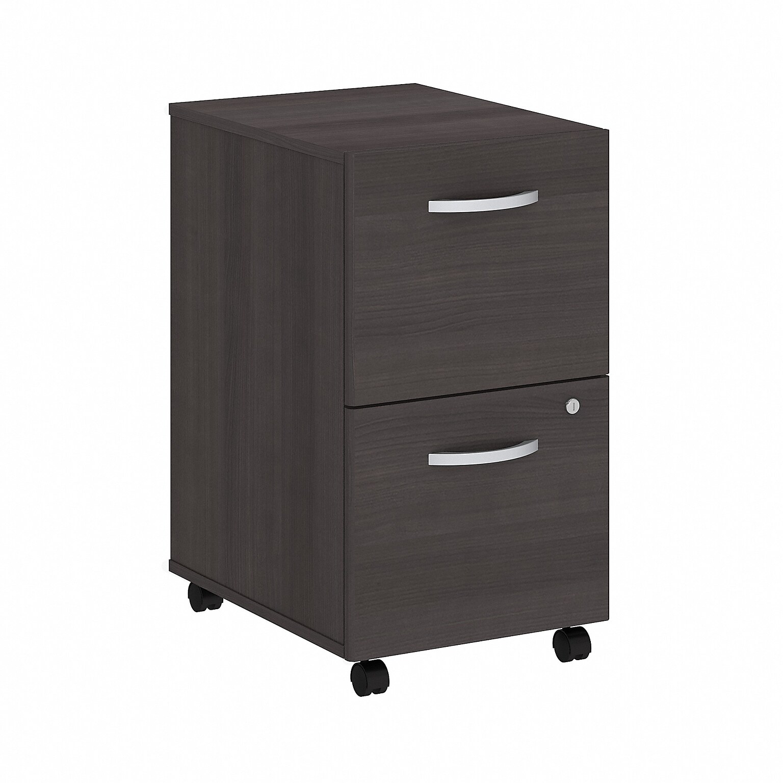 Bush Business Furniture Studio C 2-Drawer Mobile Vertical File Cabinet, Letter/Legal Size, Lockable, Storm Gray (SCF116SGSU)