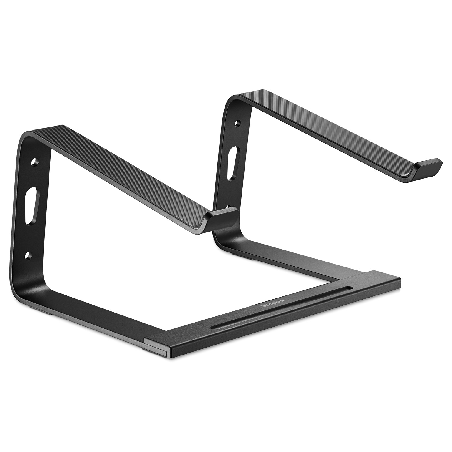 Staples TECH 11.2 x 10.2 Aluminum Laptop Stand, Black (ST62654)