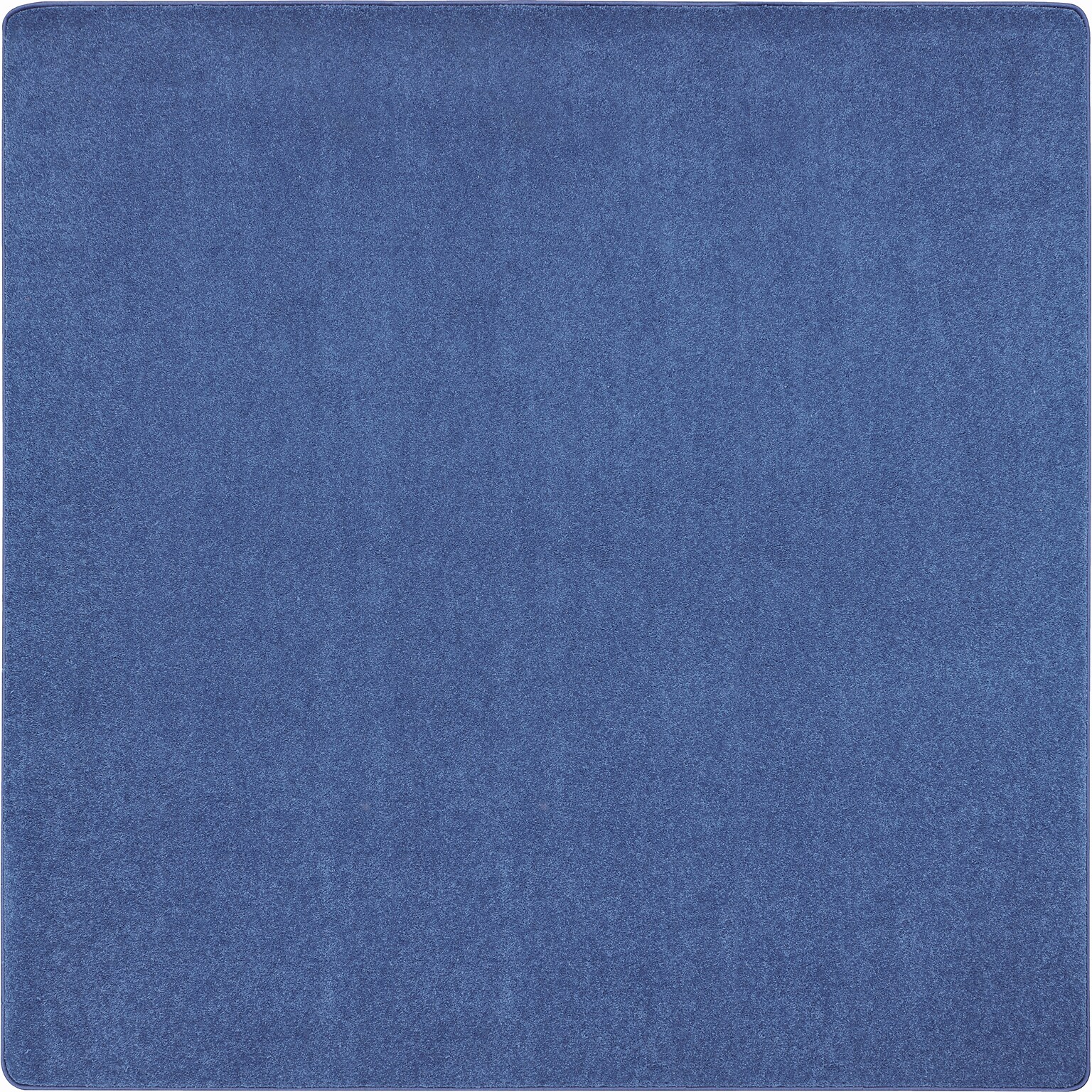 Joy Carpets Just Kidding Polyester 6 x 6 Machine Tufted Rug, Blue (623P-01)