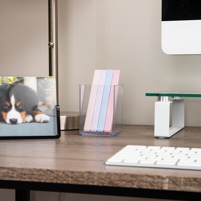 Mind Reader Plastic Pen Cup Holder, Clear (ACPEN-CLR)
