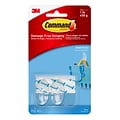 Command Small Hooks, Clear, 2 Hooks (17092CLR-ES)