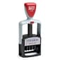 2000 Plus Self-Inking Dater and Message Stamp, FAXED, Blue and Red Inks (011032)