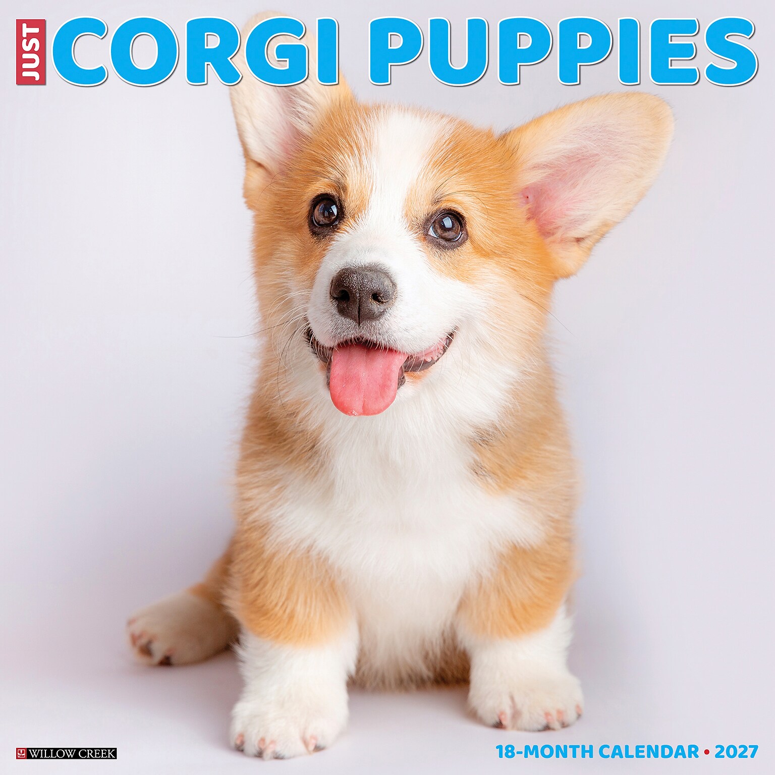 2027 Willow Creek Corgi Puppies 12 x 12 Monthly Wall Calendar, Assorted Colors (59838)