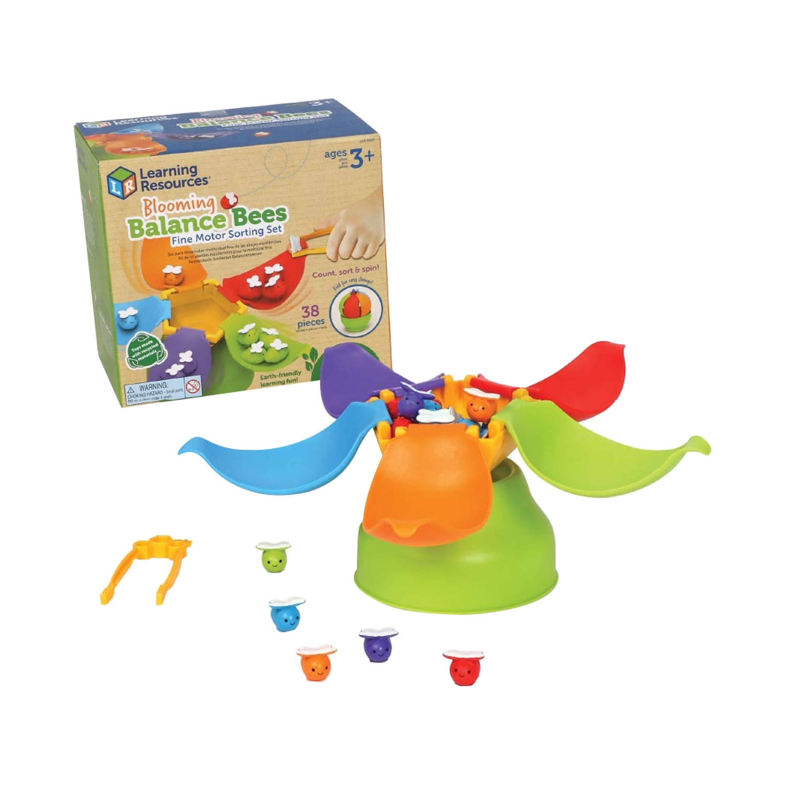 Learning Resources Blooming Balance Bees Fine Motor Sorting Set (LER3607)