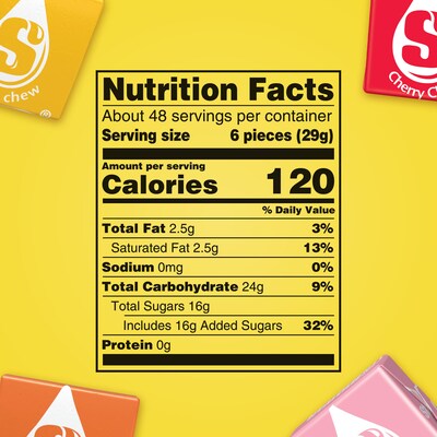 Starburst Original Fruit Chews, 41 oz. Resealable Bag (MMM22649)