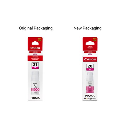 Canon GI-20 Magenta Standard Yield Ink Cartridge Refill (3395C001)