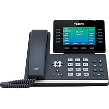 YeaLink SIP-T54W 10-Line Corded IP Telephone, Classic Gray (1301081)