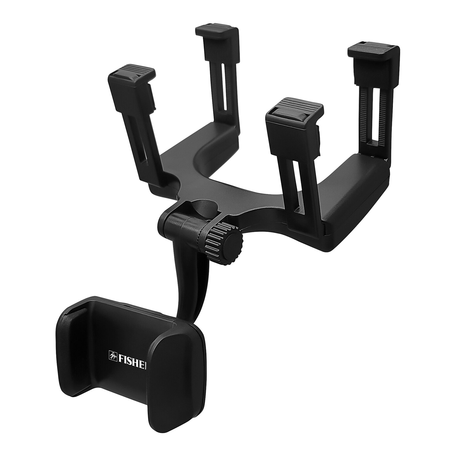 Fisher Rearview Mirror Phone Mount, Black (FCM360K)