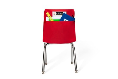 Seat Sack Seat Storage, 18" x 11" x 4", Red, 10/Pack (10119BUNDLE)