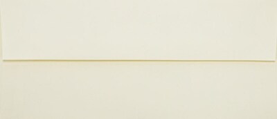 JAM Paper Strathmore #10 Business Envelope, 4 1/8 x 9 1/2, Natural White, 25/Pack (191170)
