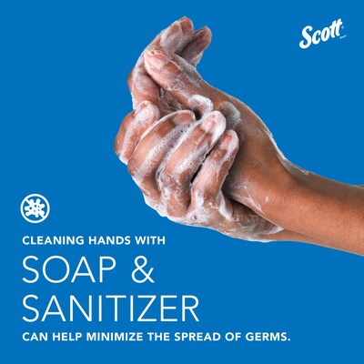 Scott Pro Automatic Wall Mounted Hand Soap/Hand Sanitizer Dispenser, Black (32504)