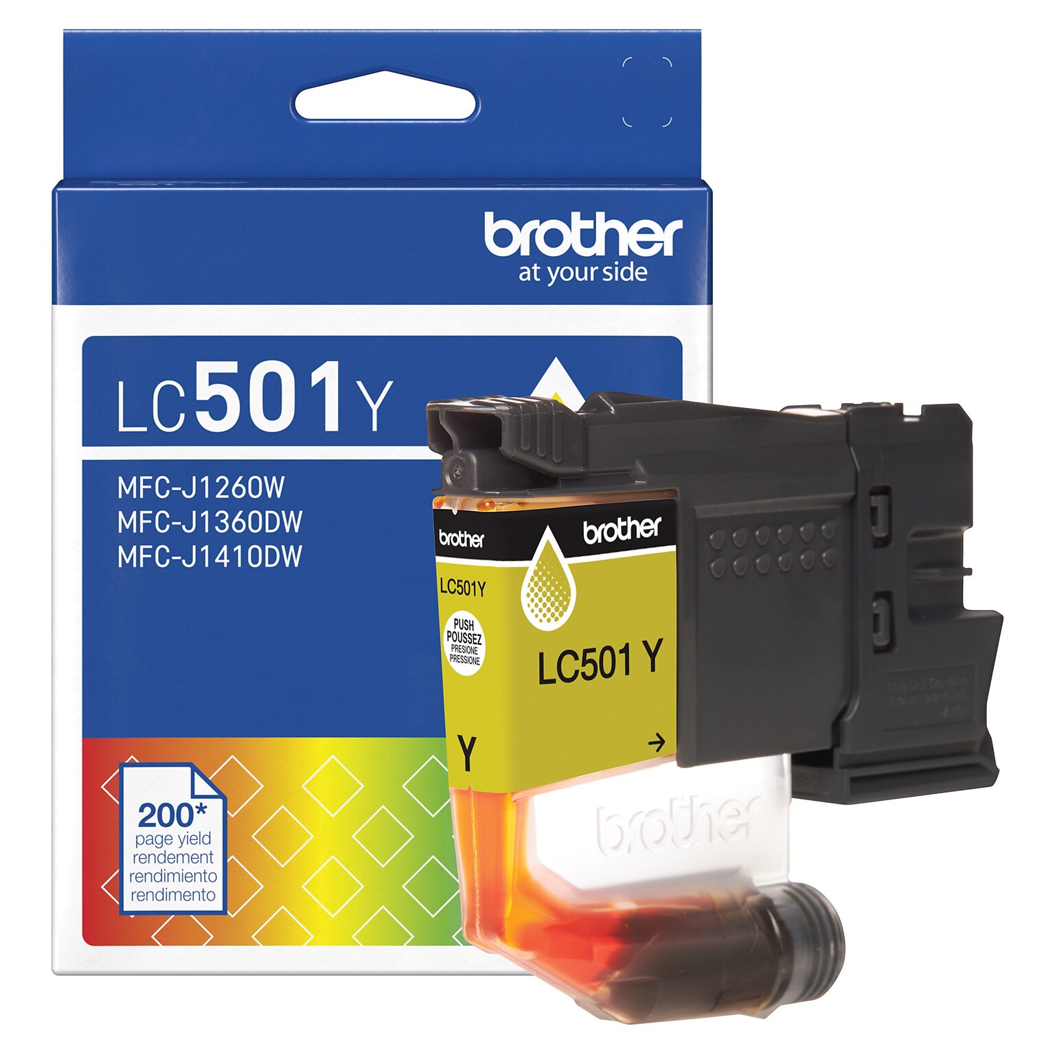 Brother LC501 Yellow Standard Yield Ink Cartridge (LC501YS)
