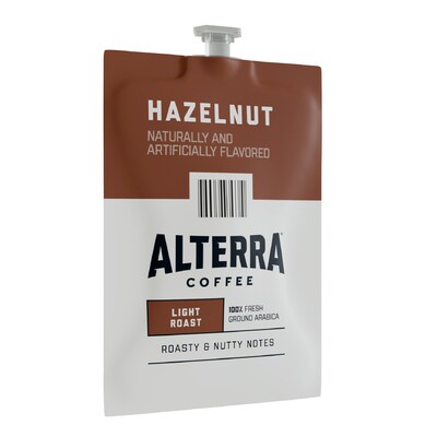Alterra Hazelnut Coffee Flavia Freshpacks, Medium Roast, 100/Carton (MDRA185)
