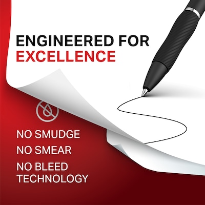 Sharpie S-Gel Retractable Gel Pens, Medium Point, 0.7mm, Blue Ink, Dozen (2096152)