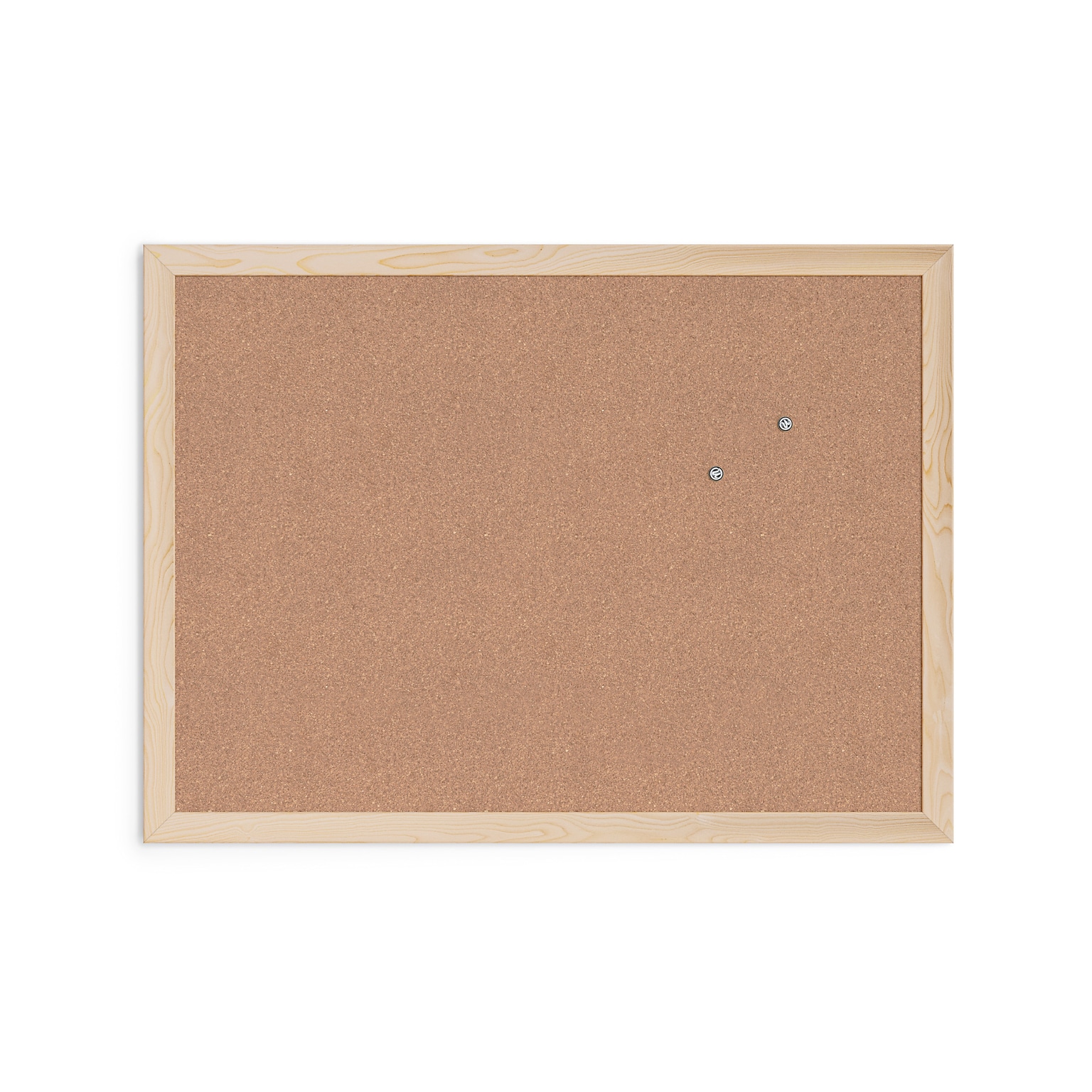 U Brands Cork Bulletin Board, Oak Finish Frame, 23 x 17 (265U00-01)