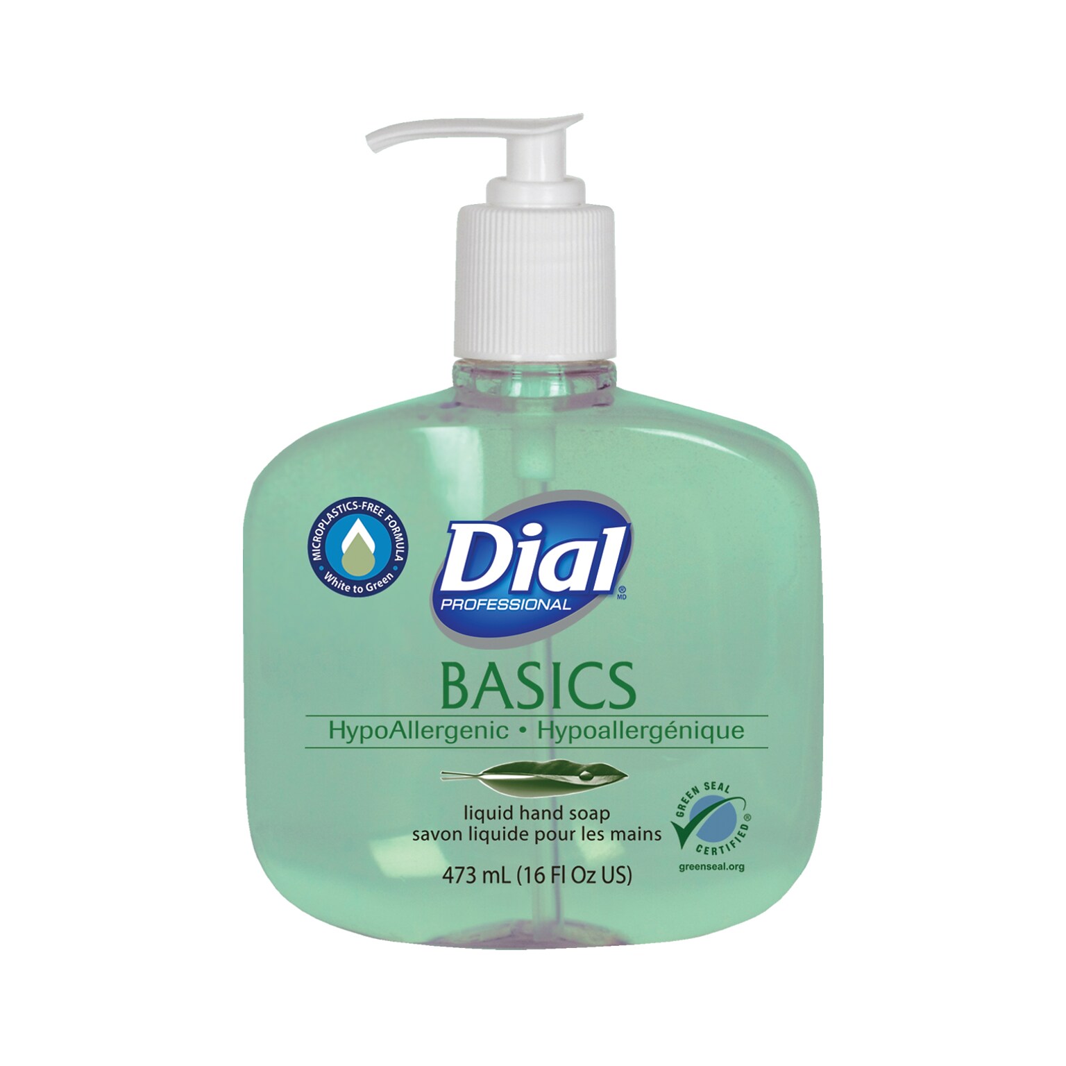 Dial Basics Liquid Hand Soap, 12/Carton (33815)