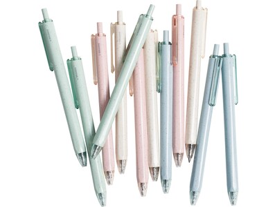 U Brands U Eco Ballpoint Pens Pack Of 12 0.7mm Assorted Colors