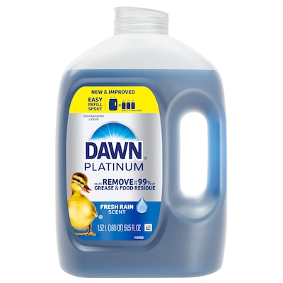 Dawn Platinum Dish Soap Refill, Fresh Rain, 51.5 oz., 2/Pack (44968/04504)