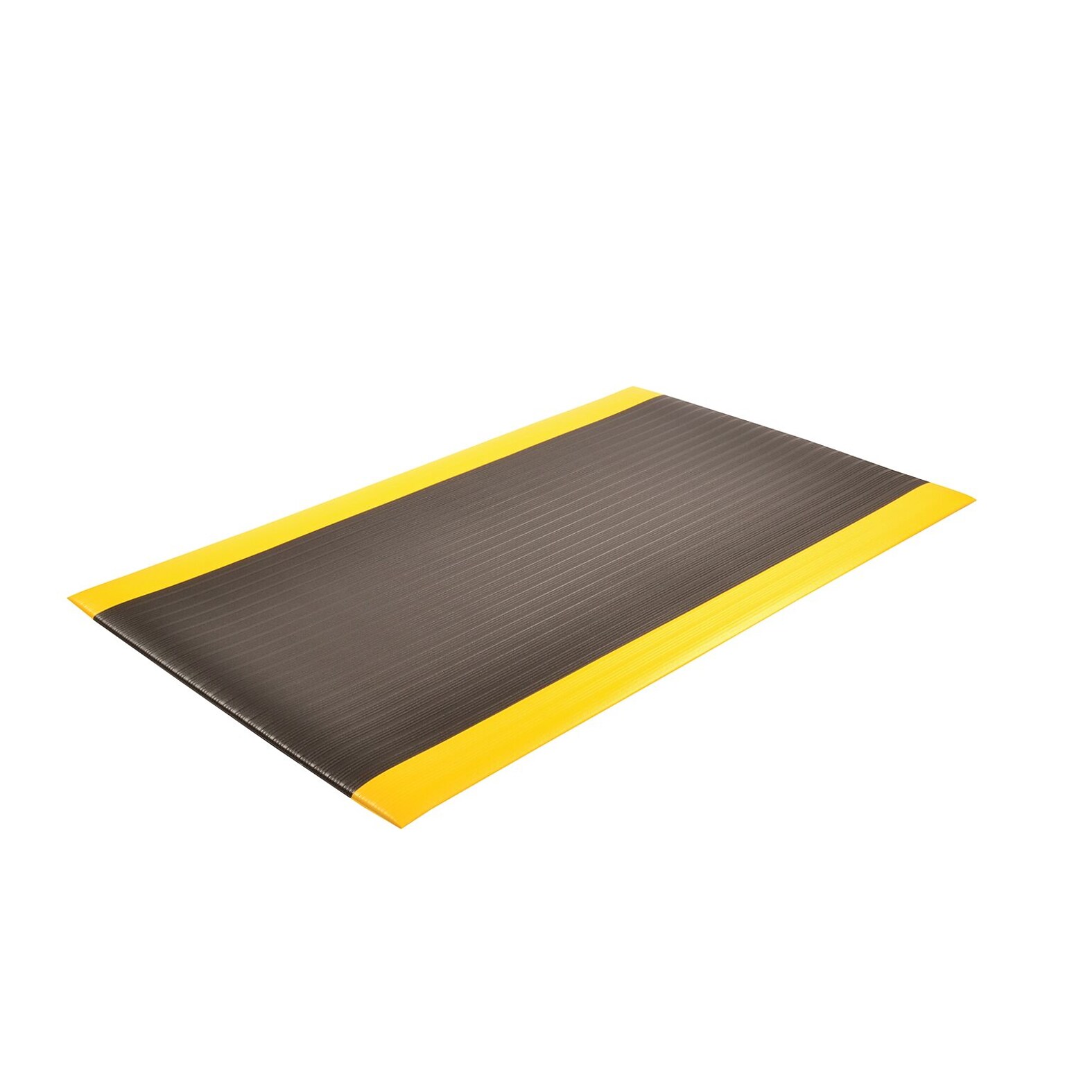 NoTrax Airug Anti-Fatigue Commercial Specialty Floor Mat, 60 x 36, Black/Yellow (410S0535BY)