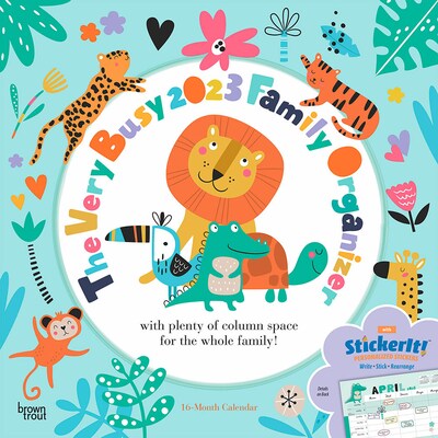 2023 BrownTrout The Very Busy Family Organizer 12 x 12 Monthly Wall Calendar (9781975452902)