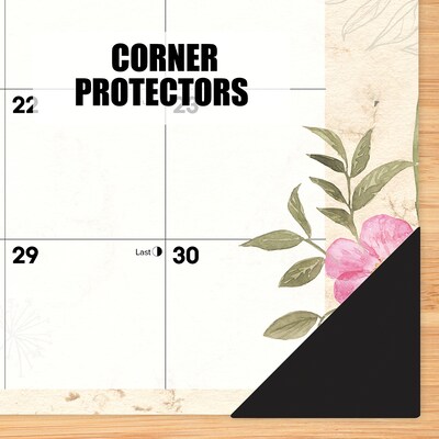 2027 Willow Creek Botanical Garden 17" x 12" Monthly Desk Pad Calendar, Assorted Colors (66454)