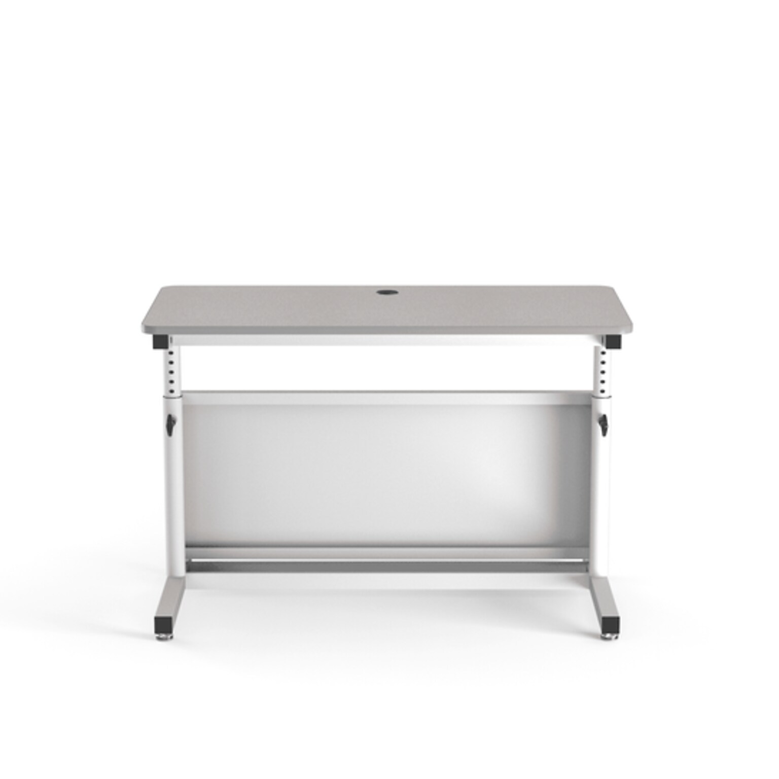VersaDesk Deluxe 48W Manual Adjustable Standing Computer Table, Grey/White (CTL4824-WG)