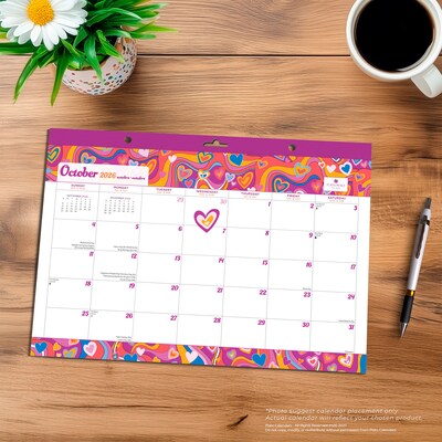 2026-2027 Plato House of Turnowsky 14 x 10 Academic Monthly Desk Pad Calendar (9798330708109)