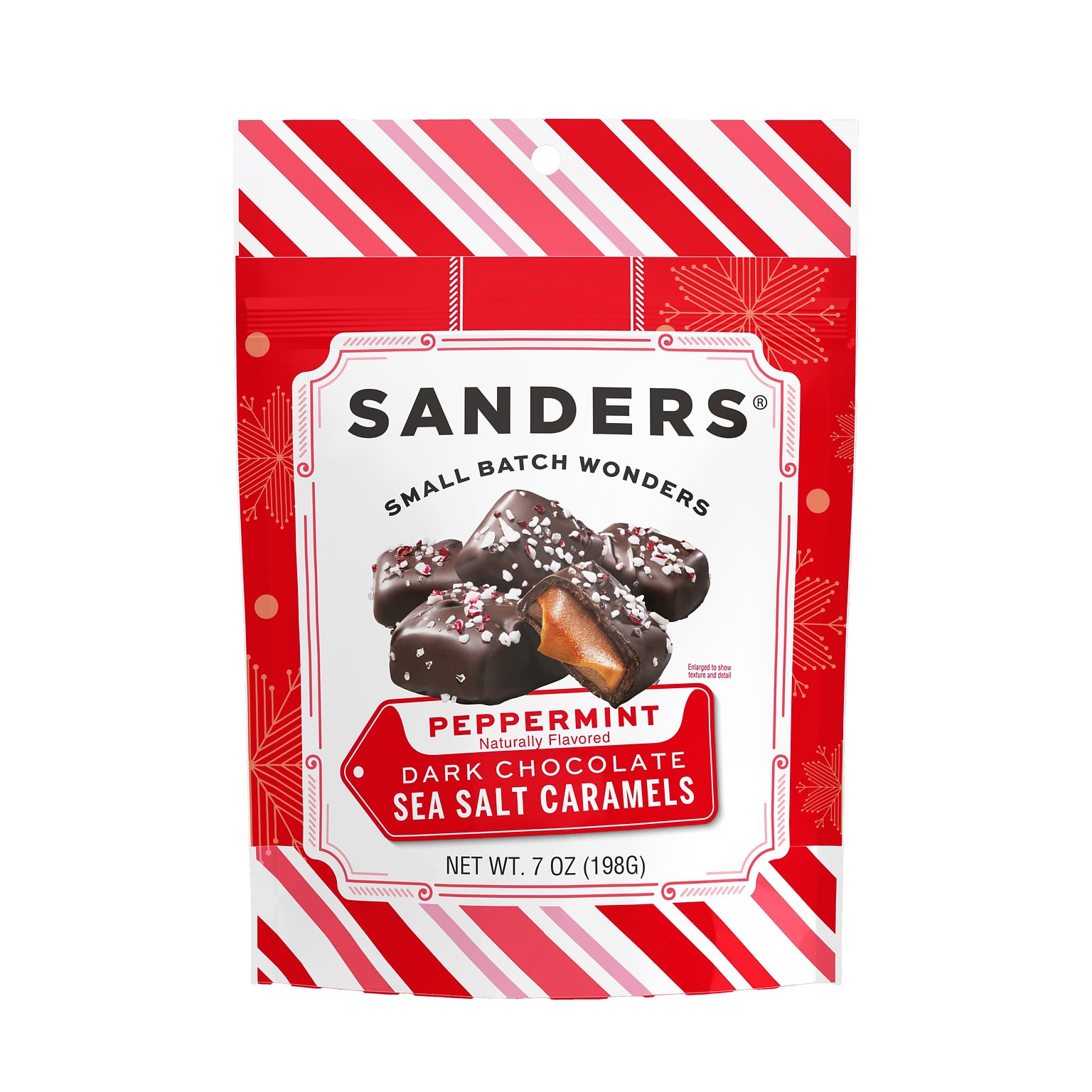 Sanders Holiday Dark Chocolate Peppermint Caramel Pieces, 7 oz. (MRY30726 )